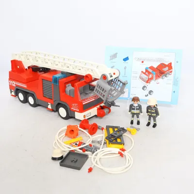 Legetøjsbil (Rød, Hvid, Grå) fra Playmobil