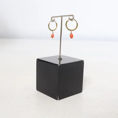 Boucles d'oreilles (Or, Rouge) de Othmar Métal inconnu