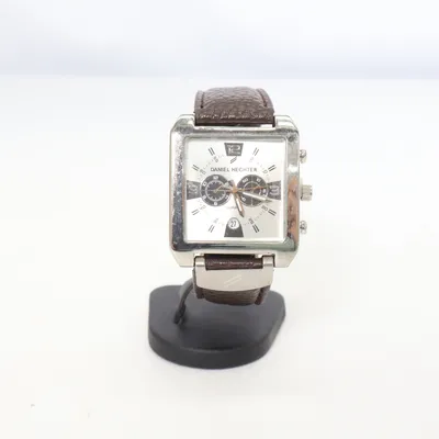 Armbanduhr (Braun, Silber) von Daniel Hechter