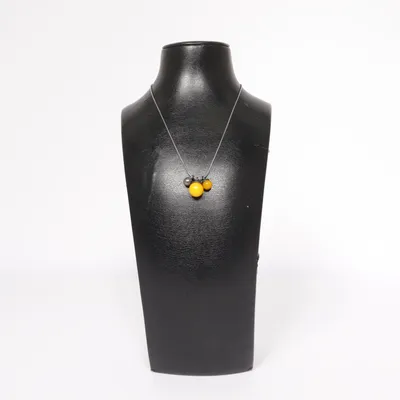Halskæde (Sølv, Gul) fra Dansk Smykkekunst Ukendt metal