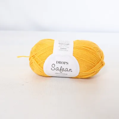 Yarn (Safran Uni Colour) from Drops Cotton