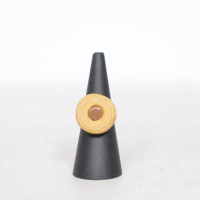 Ring (Brun, Silverfärgad) Okänd metall