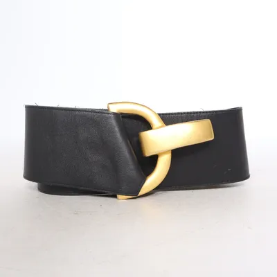 Ceinture (Noir, Or) de Echt Leder