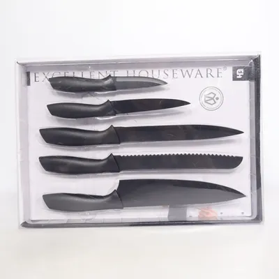 Set de couteaux (Noir) de Excellent Houseware