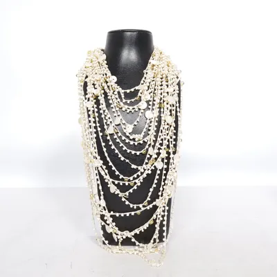 Necklace (Beige, Multicolored) from Zara Unknown metal