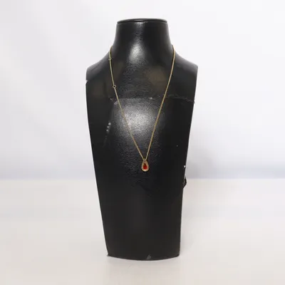 Necklace (Gold, Red) from Avon Unknown metal