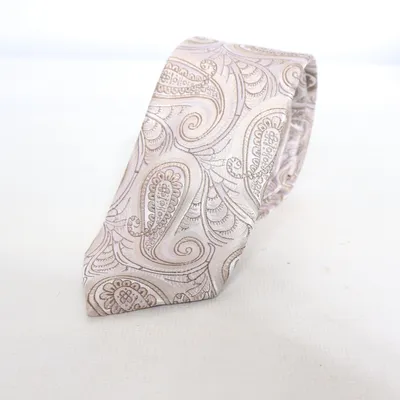 Cravate (Beige, Marron) de Dako Soie