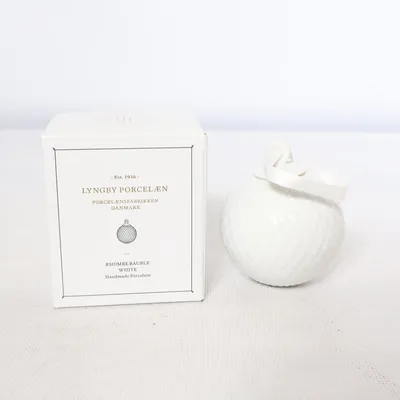 Julgranspynt (Rhombe Bauble) från Lyngby Porcelæn
