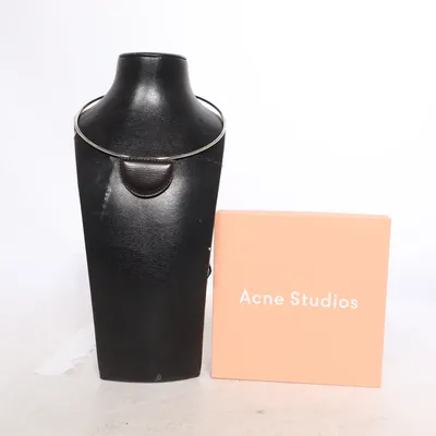 Choker (Silverfärgad, Svart) från Acne Studios Okänd metall