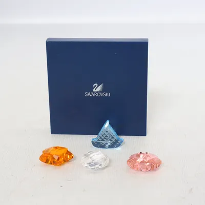 Verzamelobject (Crystal Moments Sealife Collection Segelboot Krabbe Seestern Muschel) van Swarovski