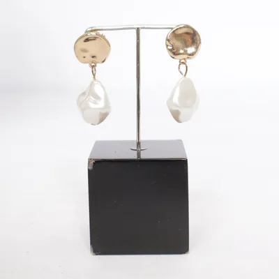 Oorbellen (Wit, Goud) Onbekend materiaal