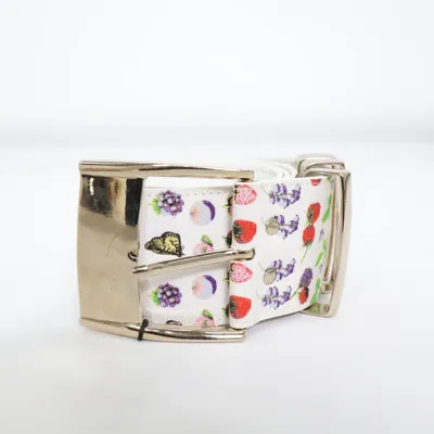 Belt (White, Multicolored) from Versace for H&M