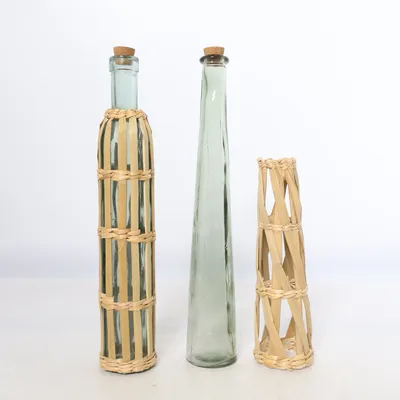 Fles (Groen, Beige)