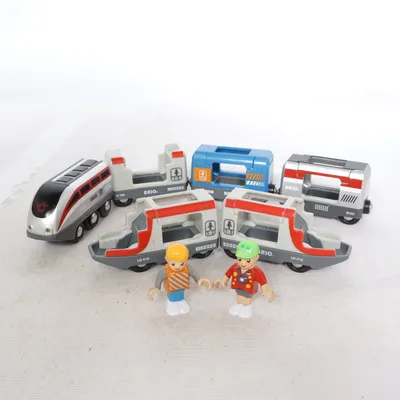 Leksakståg (Grå, Röd, Blå) från Brio