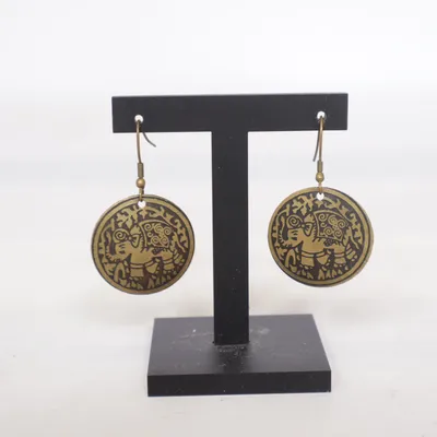 Earrings (Gold) Unknown metal