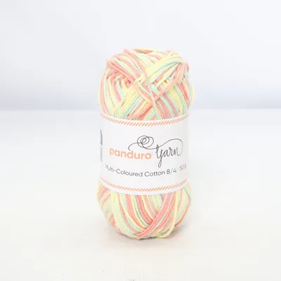 Garn (Multi-Coloured Cotton 8/4) från Panduro Bomull