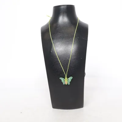 Halsband (Grön, Flerfärgad) Okänd metall