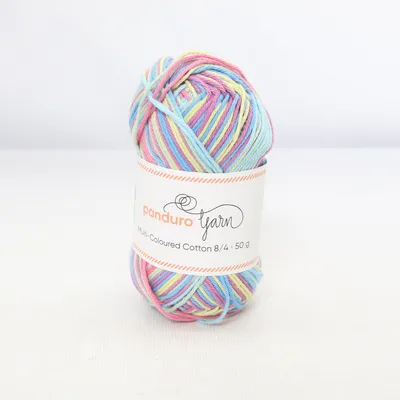 Garn (Multi-Coloured Cotton) från Panduro Bomull