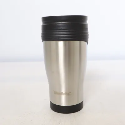 Thermos mug (Silver, Black) from Westfalia