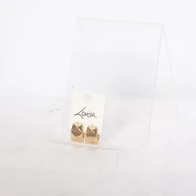 Örhängen (Guldfärgad) från Lovisa Okänd metall