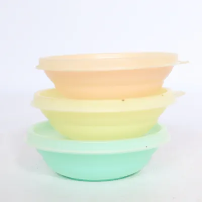Brotdose (Gelb, Grün, Pink) von Tupperware