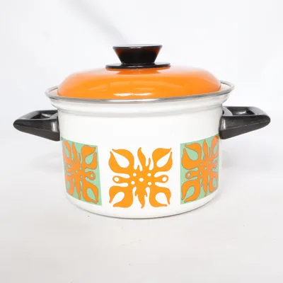 Gryta (Vit, Grön, Orange)