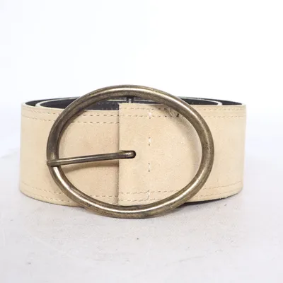 Ceinture (Beige) de Saddler Cuir