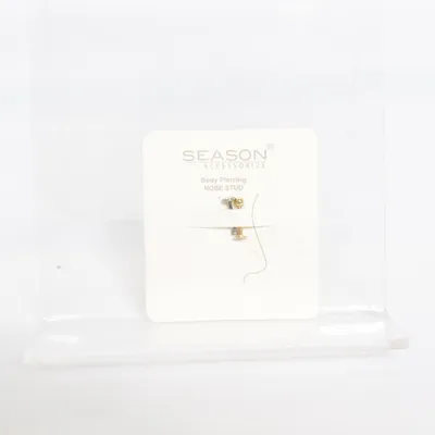 Piercing sieraden (Geel, Grijs) van Season Onbekend materiaal