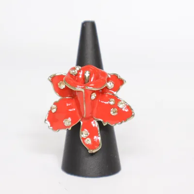 Ring (Goud, Rood) van Versace for H&M Onbekend materiaal