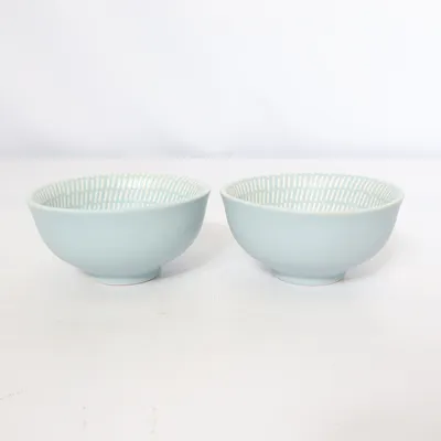 Schaal (Blauw, Wit)