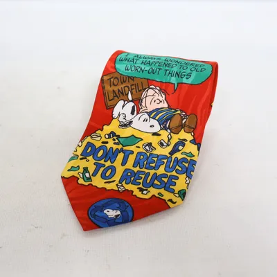 Tie (Red, Multicolored) from Peanuts