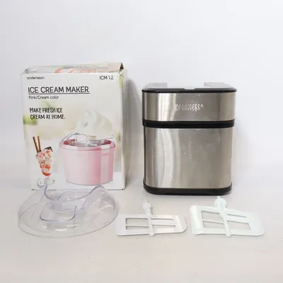 Ice cream machine (Black, Silver) from Andersson