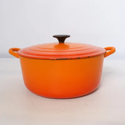 Gjutjärnsgryta (Orange, Röd) från Le Creuset