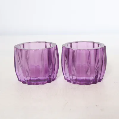 Teelichthalter (Lila) von Victoria's Design House