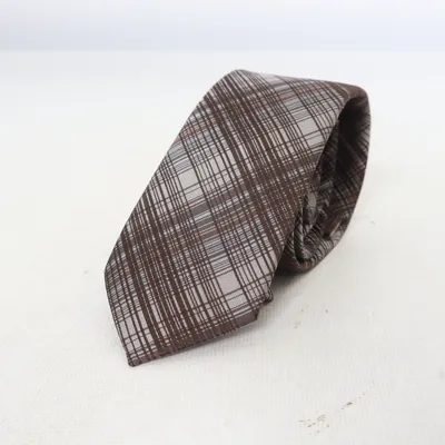 Tie (Brown, Gray) from Atlas Design Silk