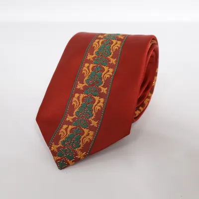 Tie (Red, Multicolored) from Diolen Polyester