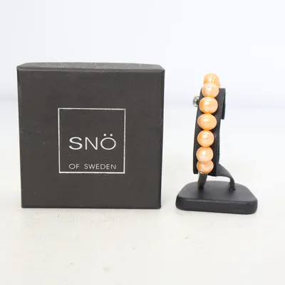 Armband (Orange, Silber) von Snö of Sweden Unbekanntes Metall