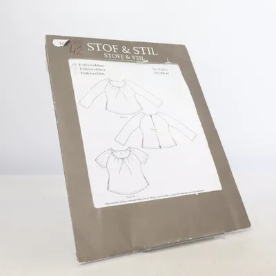 Symønster (Folklorebluse) fra Stoff & Stil