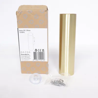 Vägglampa (Guldfärgad) från Qazqa