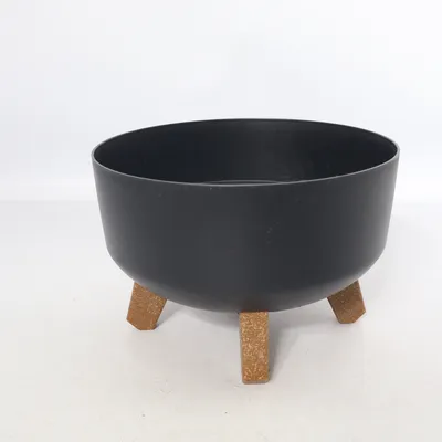 Bloempot (Zwart)