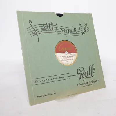 Disque 78 tours de Cupol