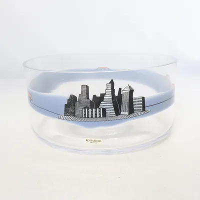 Fruit bowl (Transparent, Blue) from Kosta Boda