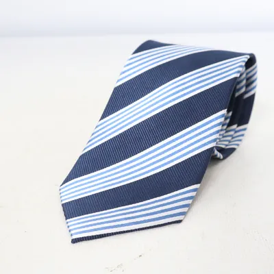 Stropdas (Blauw, Wit) van Notch Zijde
