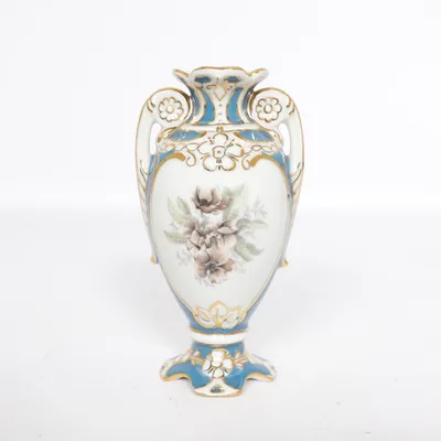 Vaas (Blauw, Meerkleurig) van Royal Dux Bohemia
