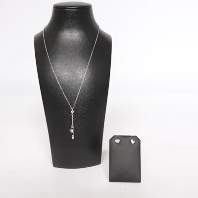 Jewelry set (Silver) Unknown metal