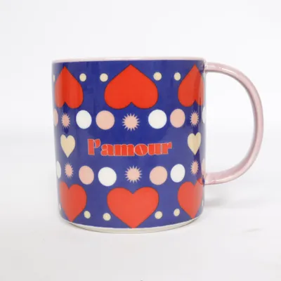 Mug (Blue, Red, White, Pink, Yellow) from By Anthropologie