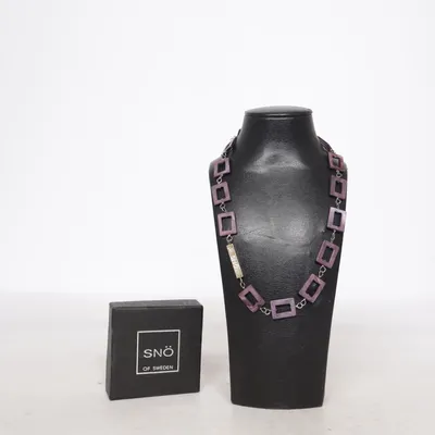 Halsband (Lila) från Snö of Sweden Okänd metall