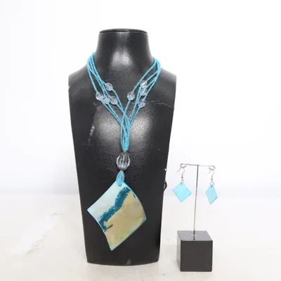 Necklace (Blue) from Code Unknown metal