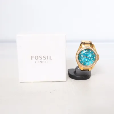 Montre (Or, Turquoise) de Fossil
