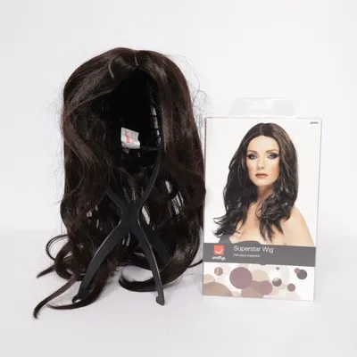 Peruk (Svart) från Smiffy's